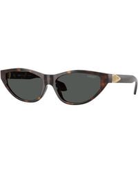 Versace - Ve4491U 108/87 Sunglasses Injected Cat Eye Normal - Lyst