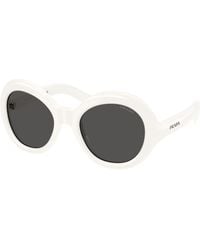 Prada - Pr D08Su 17K08Z Sunglasses Acetate Round Normal - Lyst