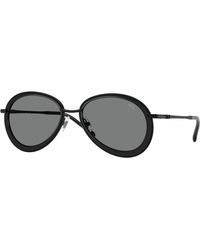 DIESEL - Dl1016 100887 Sunglasses Metal Round Normal - Lyst