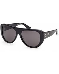 Gcds - Gd0074 01A Sunglasses Acetate Smoke Mask Normal - Lyst