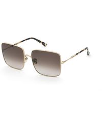 Nina Ricci - Snr483 300J Sunglasses Metal Squared Normal Nuanced - Lyst