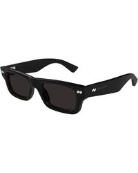 Bottega Veneta - Bv1351S 001 Sunglasses Acetate Squared - Lyst
