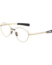 Moncler - Me1009 1007 Optical Frames Metal Transparent Round Normal - Lyst