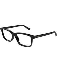 Bottega Veneta - Bv1314O 001 Optical Frames Acetate Transparent Squared - Lyst