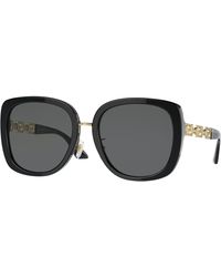 Versace - Ve4407D Gb1/87 Sunglasses Acetate Pillow Normal - Lyst