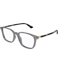 Montblanc - Mb0338O 004 Optical Frames Acetate Transparent Squared - Lyst