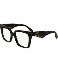 KARL LAGERFELD - Kl6170 242 Optical Frames Acetate Squared Normal - Lyst