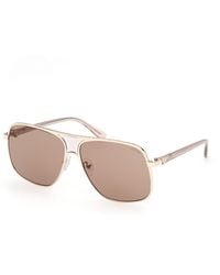 Guess - Gu00358 32E Sunglasses Injected Pilot Normal - Lyst