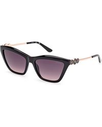 Guess - Gu00199 05B Sunglasses Injected Smoke Squared Normal - Lyst