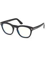 Tom Ford - Ft6081-B 052 Optical Frames Acetate Round Normal - Lyst