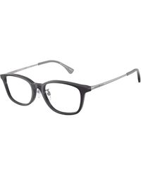 Emporio Armani - Ea3217D 5029 Optical Frames Acetate Transparent Pillow Normal - Lyst