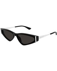 McQueen - Am0493S 001 Sunglasses Acetate Geometric - Lyst
