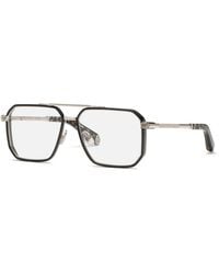 Philipp Plein - Vpp197M Plein Light 579 Optical Frames Metal Geometric - Lyst
