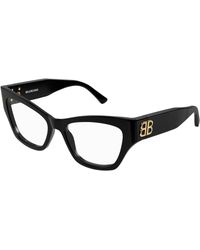 Balenciaga - Bb0362O 001 Optical Frames Acetate Transparent Cat Eye - Lyst