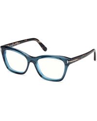 Tom Ford - Ft5909-B 092 Optical Frames Acetate Cat Eye Normal - Lyst