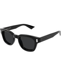 Saint Laurent - Sl 838 005 Sunglasses Acetate Round - Lyst