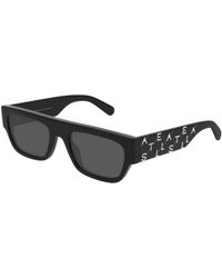 Stella McCartney - Sc0210S 004 Outlet Sunglasses Acetate Squared Normal - Lyst