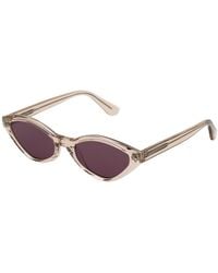Retrosuperfuture - J6F Echo Resin Sunglasses Acetate Bordeaux Geometric Normal - Lyst