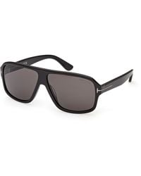 Tom Ford - Ft1335-N William-02 01A Sunglasses Acetate Smoke Squared Normal - Lyst