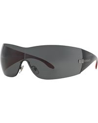 Versace - Ve2054 100187 Sunglasses Injected Squared Normal - Lyst