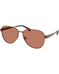Michael Kors - Mk1160 Biarritz 1902/3 Sunglasses Metal Pilot Normal - Lyst