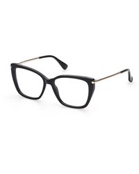 Max Mara - Mm5007 001 Optical Frames Acetate Squared Normal - Lyst