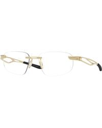 Oakley - Ox5096 Marais 509602 Optical Frames Titanium Transparent Squared Normal - Lyst