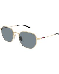 Gucci - Gg2095S 003 Sunglasses Metal Round - Lyst