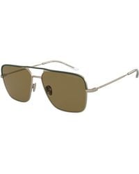 Giorgio Armani - Ar6142 300273 Sunglasses Metal Pilot - Lyst