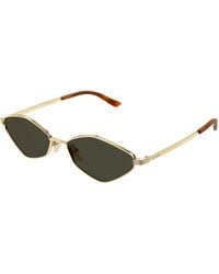 Gucci - Gg2222S 002 Sunglasses Metal Geometric - Lyst