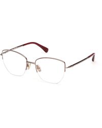Max Mara - Mm5234 036 Optical Frames Metal Geometric Normal - Lyst