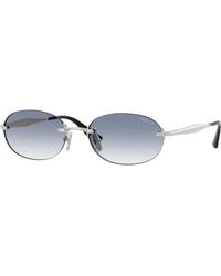 Vogue Eyewear - Vo4342S 323/19 Sunglasses Metal Round Normal Nuanced - Lyst