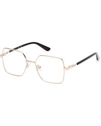 Guess - Gu8288 032 Optical Frames Metal Squared Normal - Lyst