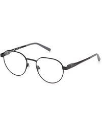 Timberland - Tb50028 001 Optical Frames Metal Round Normal - Lyst