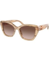 Ralph Lauren - Rl8216U The Isabel 610613 Sunglasses Acetate Butterfly Normal Shaded - Lyst