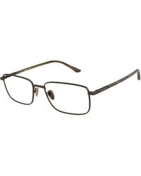 Giorgio Armani - Ar5133 3260 Optical Frames Steel Transparent Squared Normal - Lyst