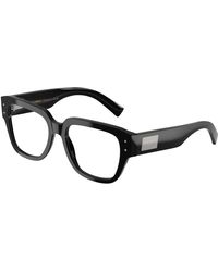 Dolce & Gabbana - Dg3405 501 Optical Frames Acetate Transparent Squared Normal - Lyst