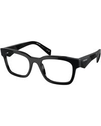 Prada - Pr A10V 16K1O1 Optical Frames Acetate Transparent Pillow Normal - Lyst