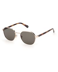 Guess - Gu00116 32N Sunglasses Metal Round Normal - Lyst