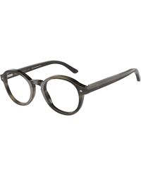 Giorgio Armani - Ar7204 5936 Optical Frames Acetate Transparent Pillow Normal - Lyst