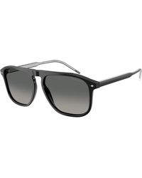 Giorgio Armani - Ar8212 587571 Sunglasses Acetate Squared Normal Shaded - Lyst