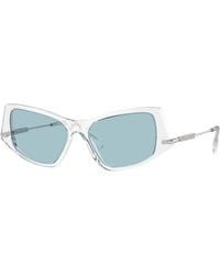 Burberry - Be4408 302480 Sunglasses Acetate Geometric Normal - Lyst