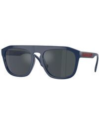 Burberry - Be4396U Wren 405825 Sunglasses Injected Squared Anti- Light Anti -Reflex - Lyst
