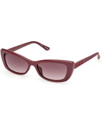Guess - Gu00156-H 69F Sunglasses Injected Squared Normal - Lyst
