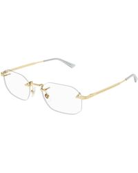 Montblanc - Mb0307O 001 Optical Frames Metal Squared - Lyst