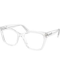 Swarovski - Sk2008 1027 Optical Frames Acetate Geometric Normal - Lyst