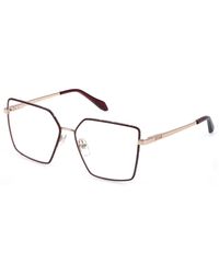 Just Cavalli - Vjc132 02Am Optical Frames Metal Geometric - Lyst