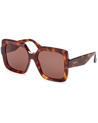 Max Mara - Mm0088 Ernest 52E Sunglasses Acetate Squared Normal - Lyst