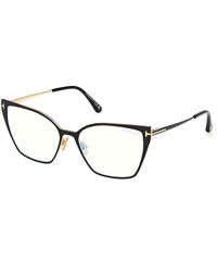 Tom Ford - Ft6051-B 001 Optical Frames Metal Butterfly Normal - Lyst