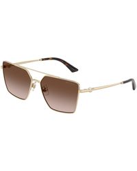 Jimmy Choo - Jc4016Hb 300613 Sunglasses Metal Squared Normal Shaded - Lyst